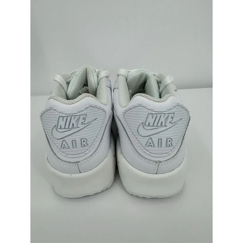 Nike Air‎ Max 90 GS Size 5.5 Youth Triple White New Sneakers Retro Shoes